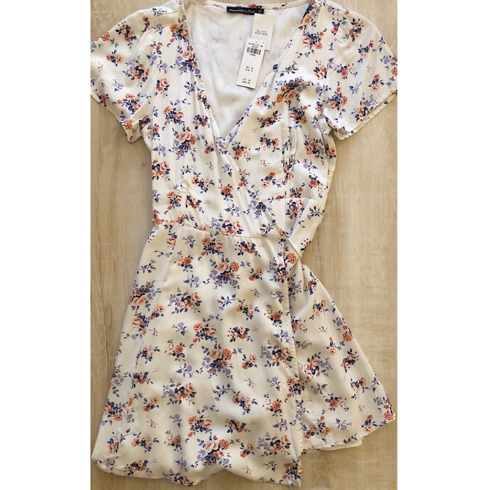 Abercrombie & Fitch Floral Wrap Summer Dress | XS